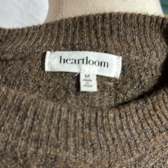 Heartloom Medium Sweater Brown - Picture 3 of 3